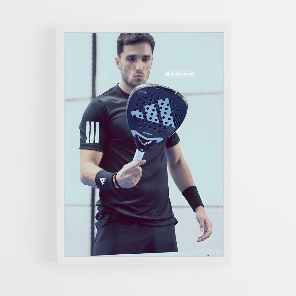Poster Alejandro galan – affiche Padel (vue 3)